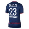 Virallinen Fanipaita Paris Saint-Germain Julian Draxler 23 Kotipelipaita 2021-22 - Miesten
